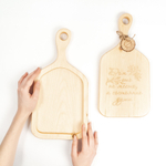 Набор из двух разделочных досок одна с гравировкой "Дом - это не место, а состояние души", вторая с выборкой. RDN26