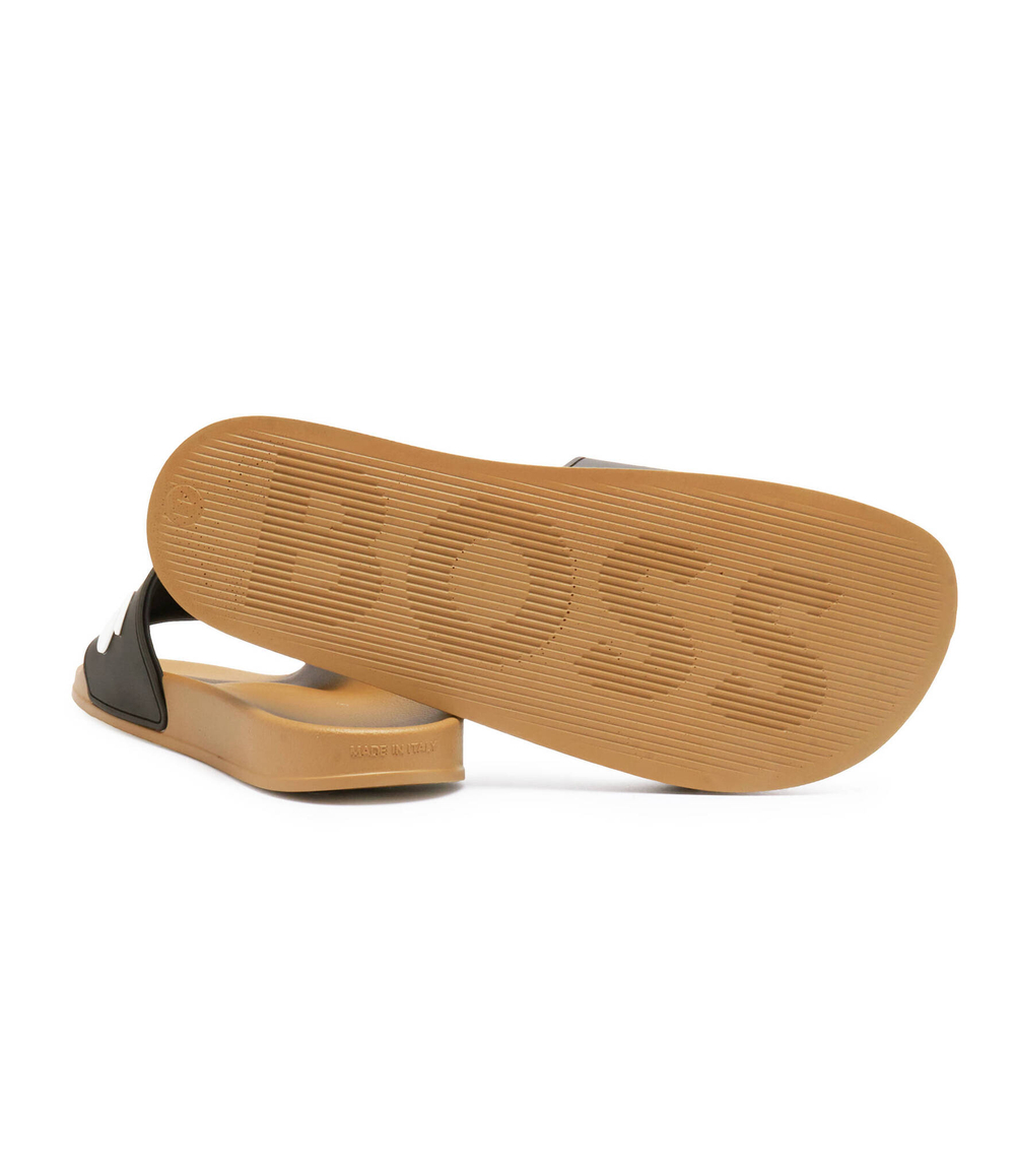 Шлепанцы KIRK_SLID_RBLG_N BOSS BLACK - черный(50498241)