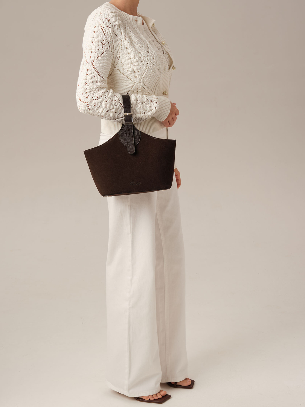 Замшевая сумка DBR Provence 31398 темно-коричневый