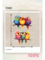 Термонаклейка на одежду, термопринт Птицы