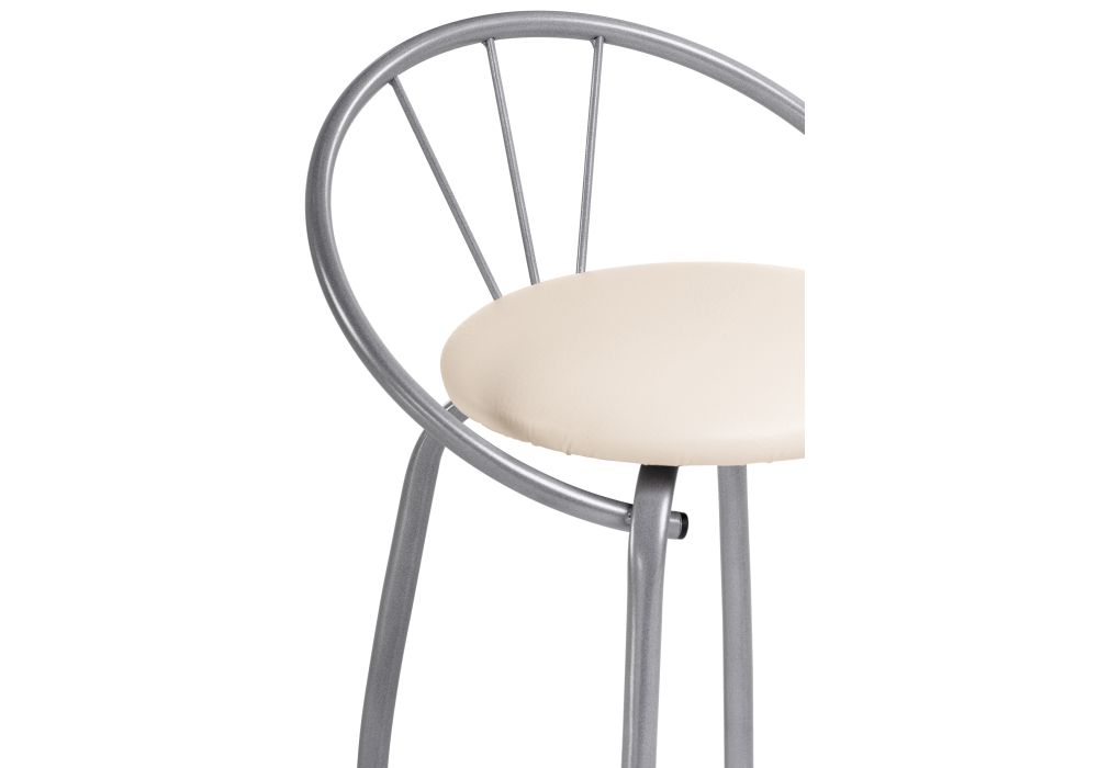 Стул на металлокаркасе Tankard ваниль крап / светлый мусс