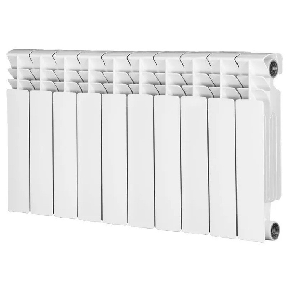 Радиатор биметаллический Radena CS 1000 350/100 боковое подключение белый 10 секций