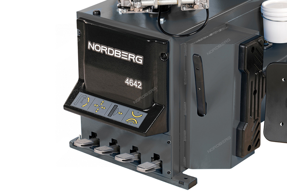 NORDBERG (4642(G)_16-30") Станок шиномонтажный автомат, двухскоростной, стол с накладками, 380 В, серый