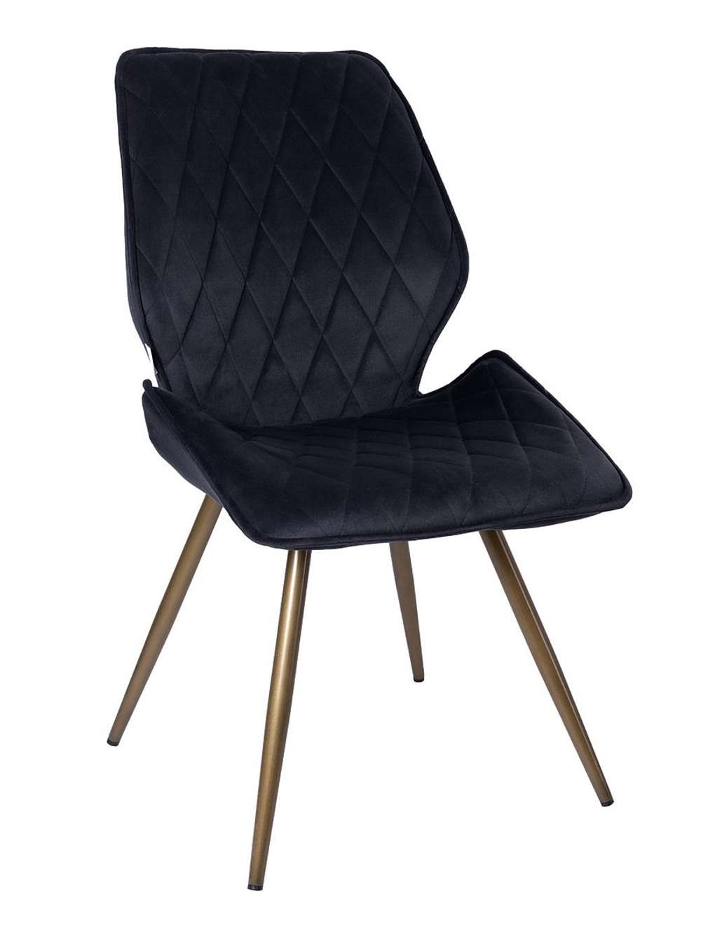 Стул LA ALTA OSTIN 360 велюр графит, каркас круглый бронза