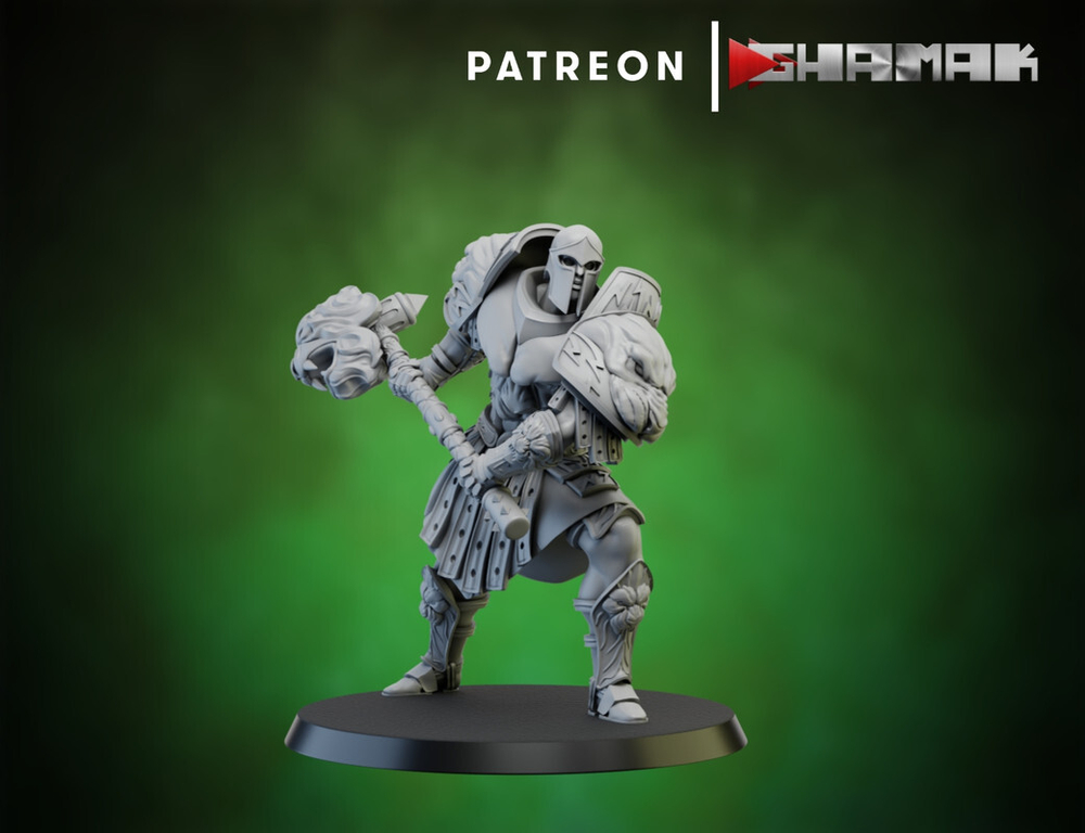 Grand Alliance Order Stormcast Eternal Annihilators Воитель с двуручным молотом №1 миниатюра для dnd, днд, pathfinder, фентези, Настольная игра, НРИ, Варгейм, РПГ
