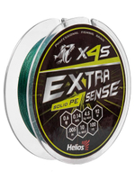 Шнур плетеный для рыбалки Helios Extrasense X4S PE Green 92m 1.2/18LB 0.20mm (HS-ES-X4S-1.2/18LB)