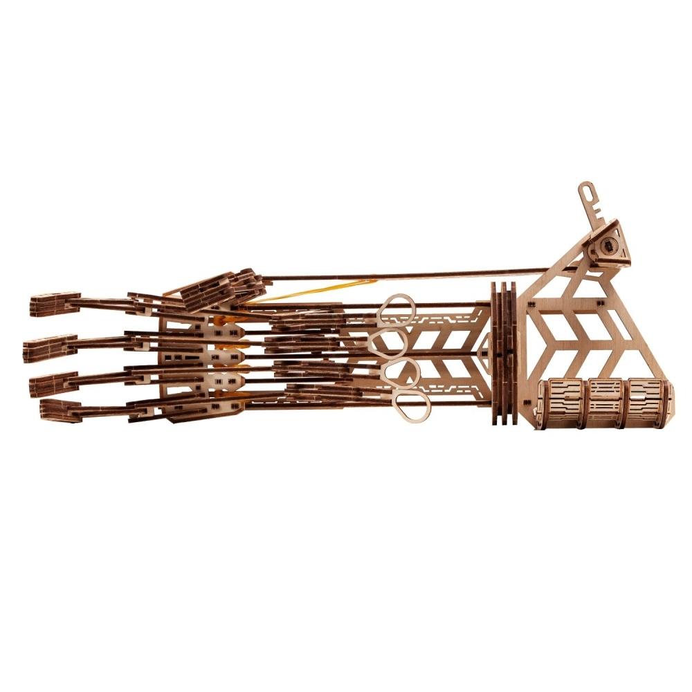 Механическая рука от DROVO - экзоскелет руки - деревянный конструктор, сборная механическая модель, 3d пазл