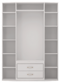 Шкаф для одежды 4-х дверный с ящиками Виктория 02