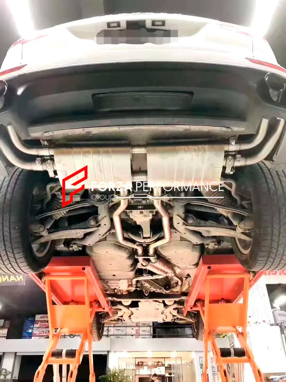 Спортивная выхлопная система с дистанционно управляемыми заслонками для Porsche Cayenne 9Y 3.0T Порше Каен