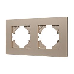 Рамка пластиковая FRM-PERIO-PL-2-GD (Arlight, -) 049753