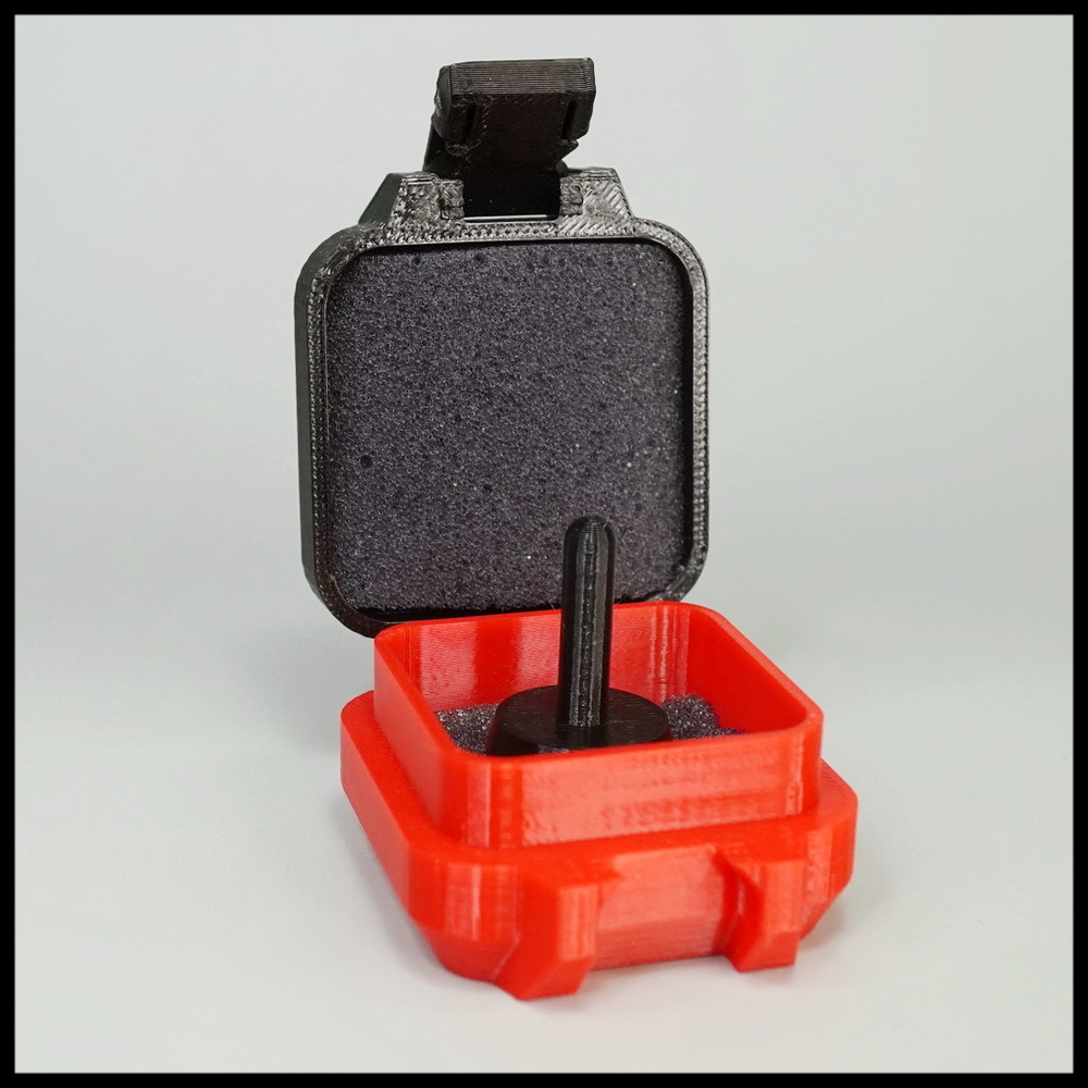 Бокс для хранения бусин , черный верх