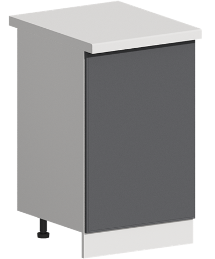 Кухня Модуль ШН 500 Графит / Графит Софт