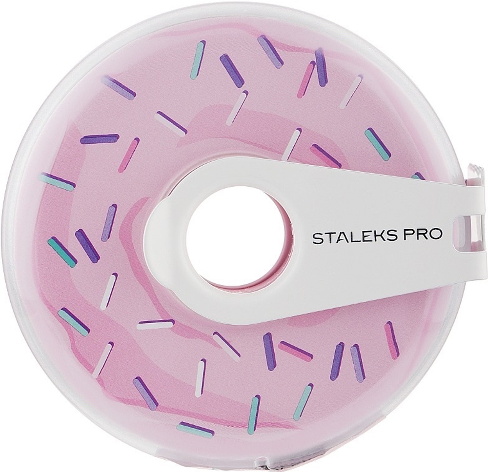 Сменный файл-лента в пластиковой катушке Bobbinail STALEKS PRO 180 грит (8 м)