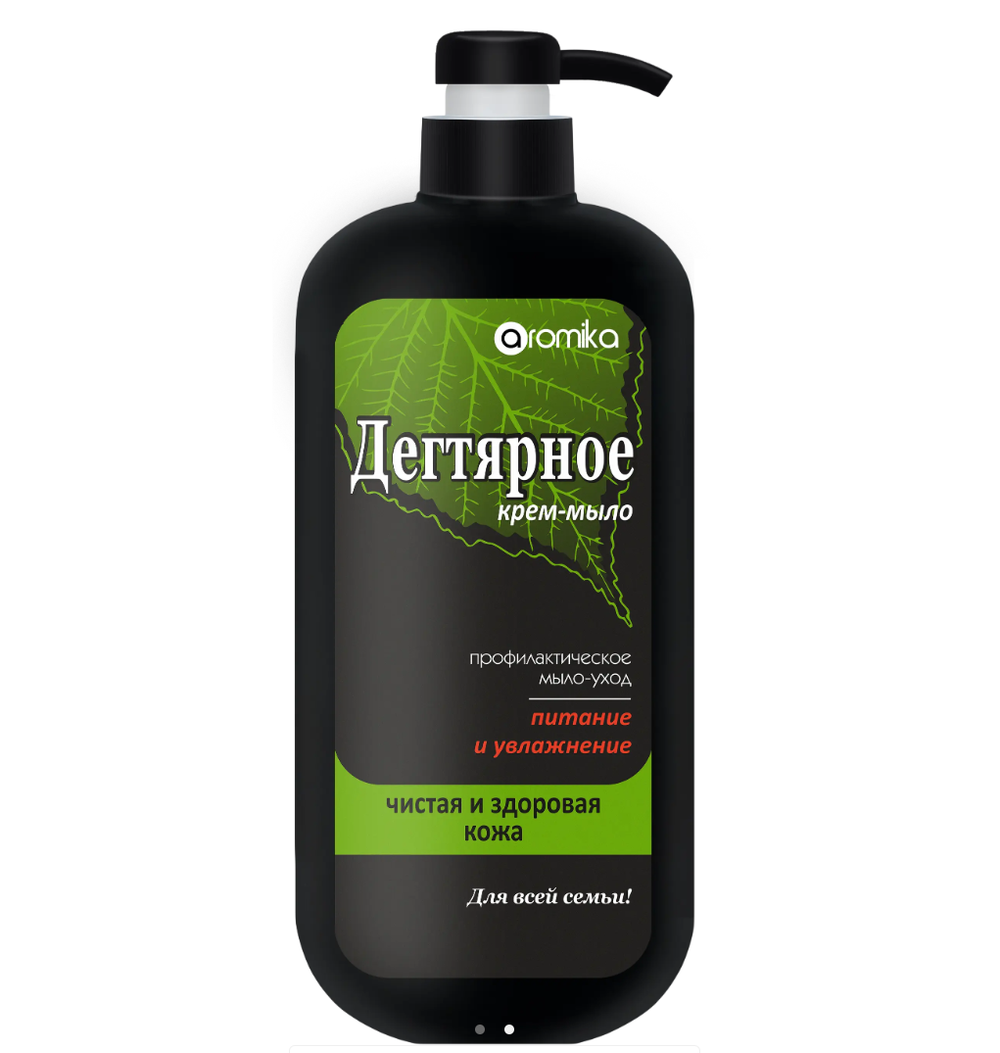 Банное крем-мыло «Aromika» Дегтярное 1100 мл