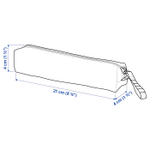 Сумка для аксессуаров IKEA VARLDENS, Черный, 21x4x4 см