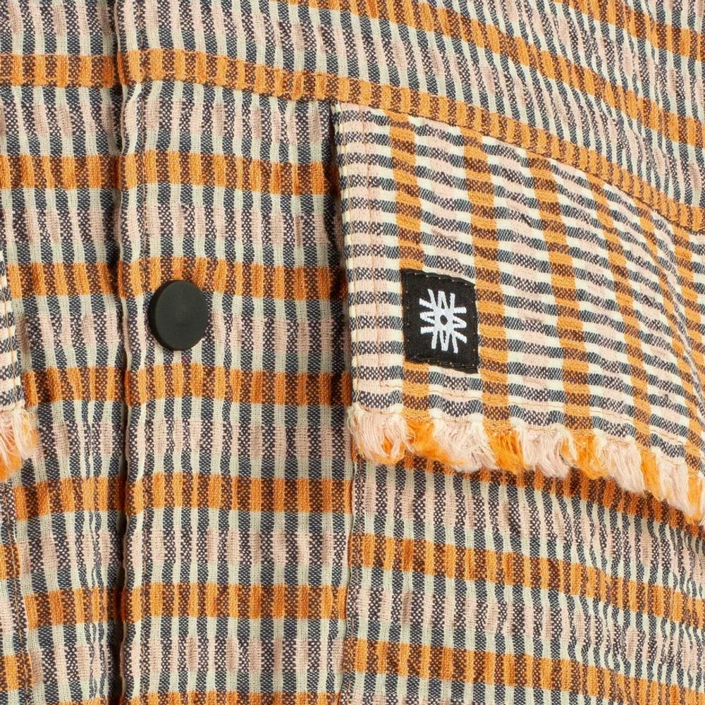 Рубашка Wema R5 Клетка оранжевая