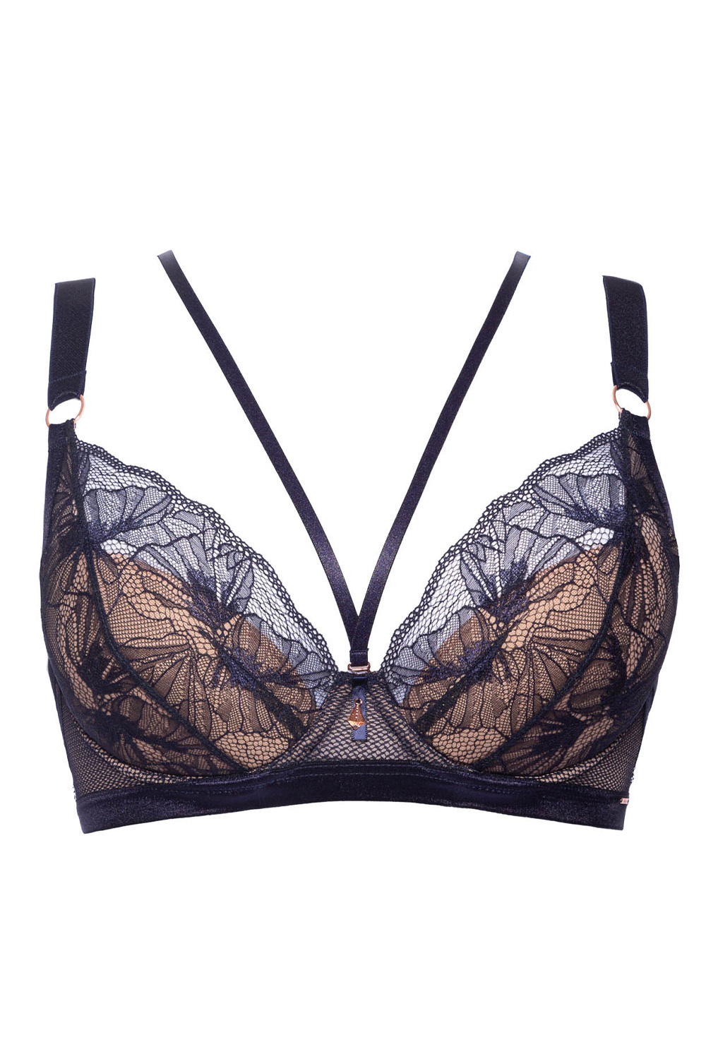 Бюстгальтер Volare P-UP Navy Blue Alles
