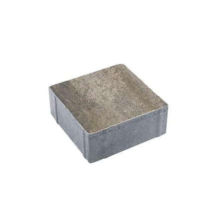 Тротуарная плитка КВАДРАТ 200х200 мм - Искусственный камень Базальт