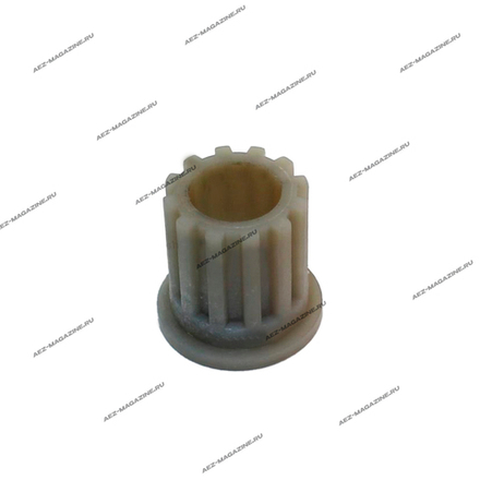 Втулка шнека для Эльво, 12 зубов, D верха 19,5мм, D низа 23мм, H-22,5мм, внутр квадр 8,5х8,5мм