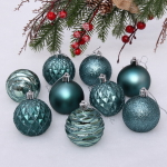 Набор шаров «Diamond shine» 6 см (9 предметов), бирюза