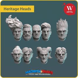 Набор голов Magnetic Heroes: Heritage Heads