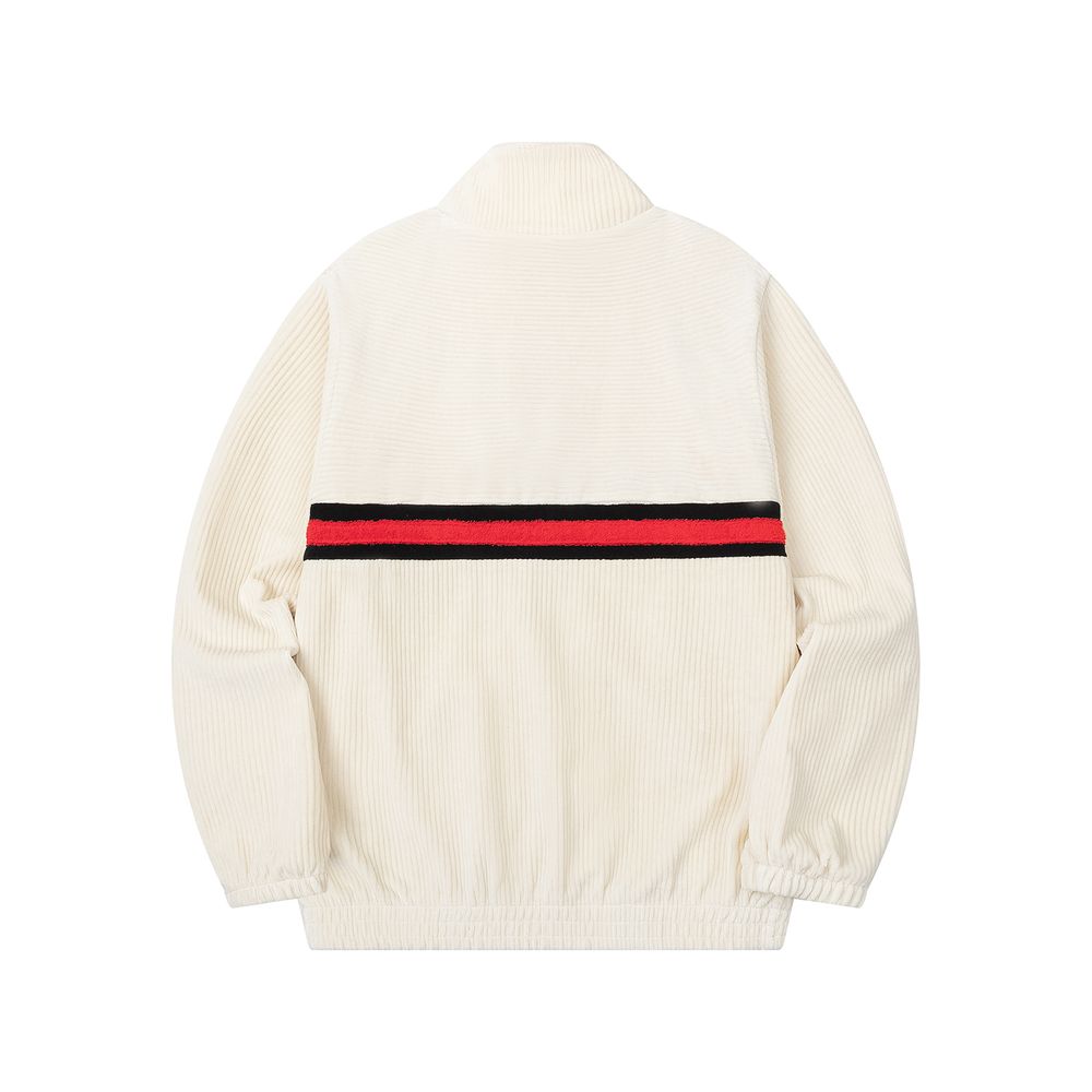 Олимпийка Ymkashix велюровая Stripe track белая