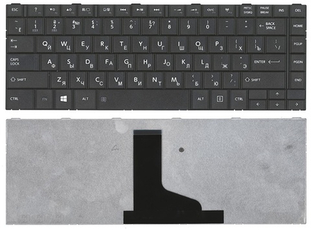 Клавиатура для ноутбука Toshiba Satellite C800, C800D, C840, C840D, C845, C845D, L800, L805, L830, L835, M800