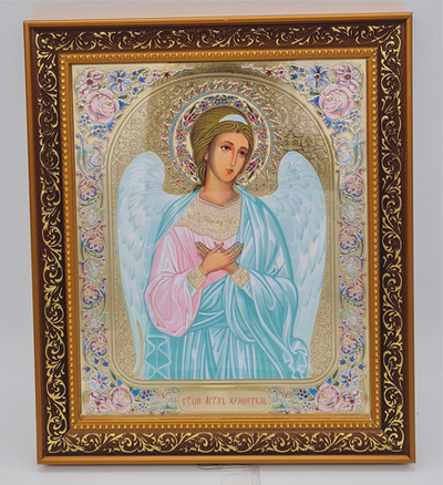 Икона баг.15*18 кон. Ангел Хранитель цв/ор/зол/ф(БоГ) 10681471