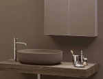 Раковина накладная Kerasan Nolita 60 534381 Nocciola mat