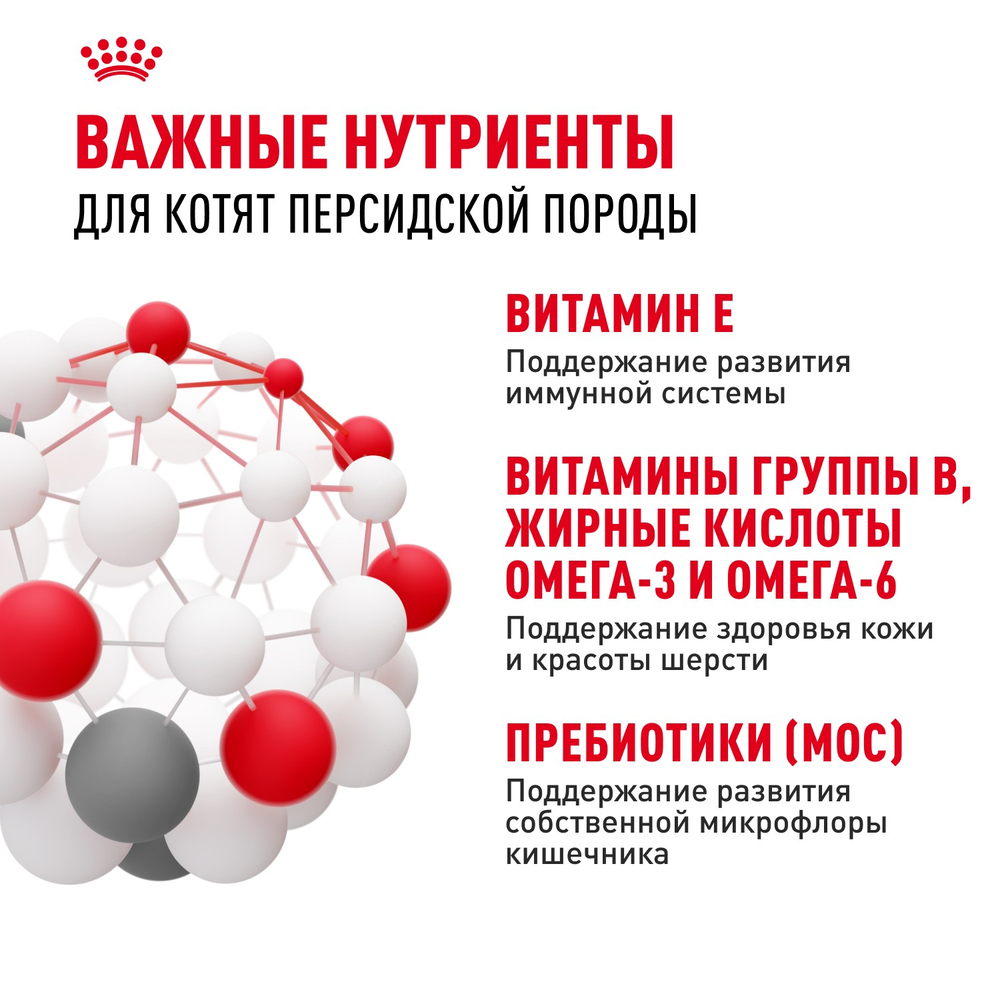 Royal Canin Persian Kitten Персиан Киттен Корм сухой для котят персидской породы до 12 месяцев 10кг