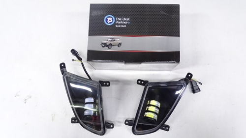 Фара п/туман. /21704 Приора/ ЛЮКС белые, ромбич. н/о LED двухрежим. (TLT)