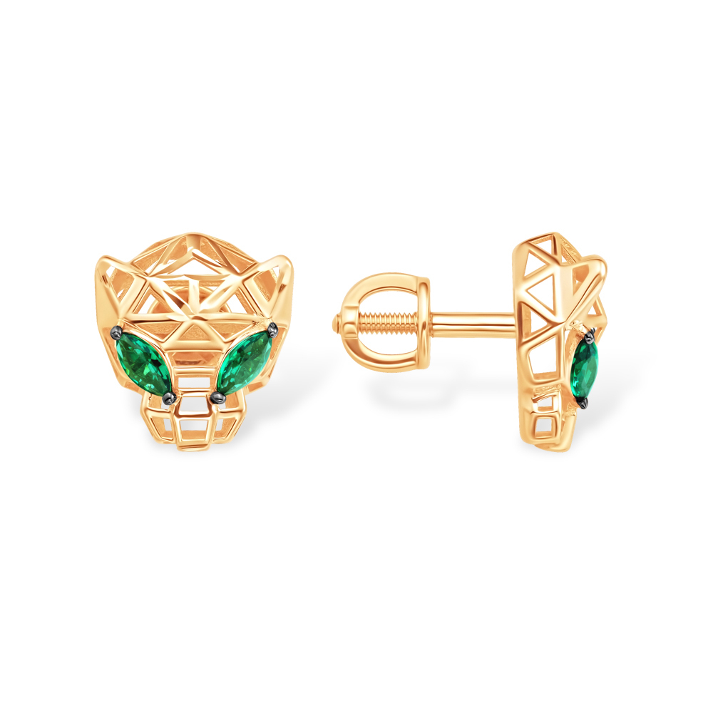 Серьги из золота 585 пробы