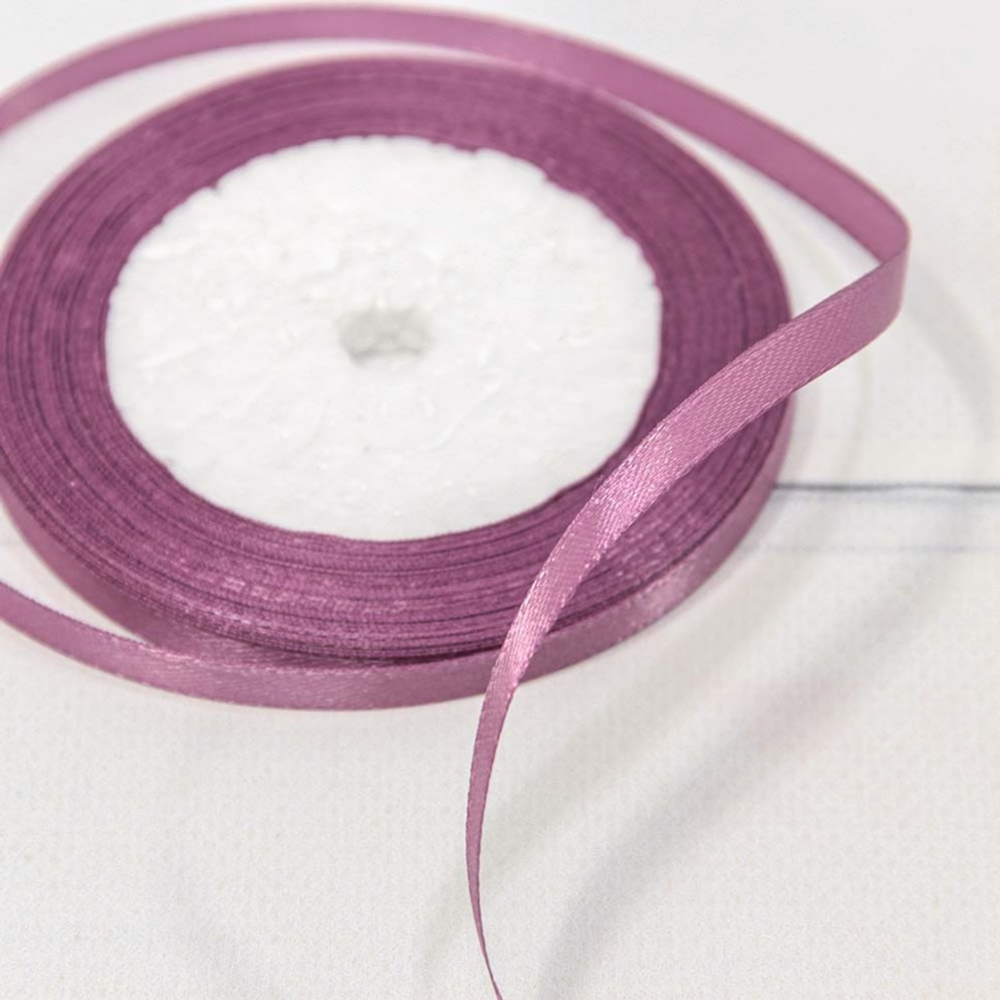 Лента Атласная 0,6см х 28м Сатин (Сиреневый)