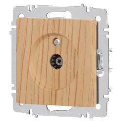 Розетка Intro Accent 6-301-11 TV одиночная, IP20, СУ, сосна