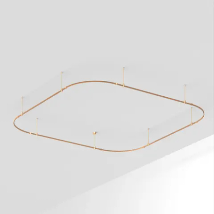 Основание ART-APRIORI-QUADRAT-SOFT-ROD-400-3500x3500 (GD) (Arlight, IP20 Металл, 3 года) 048516