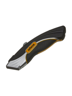 Трапециевидный нож с лезвиями двух видов Inforce 06-02-08