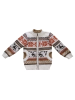 Кофта вязаная на молнии