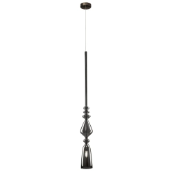 Светильник подвесной Crystal Lux LUX NEW SP1 B SMOKE