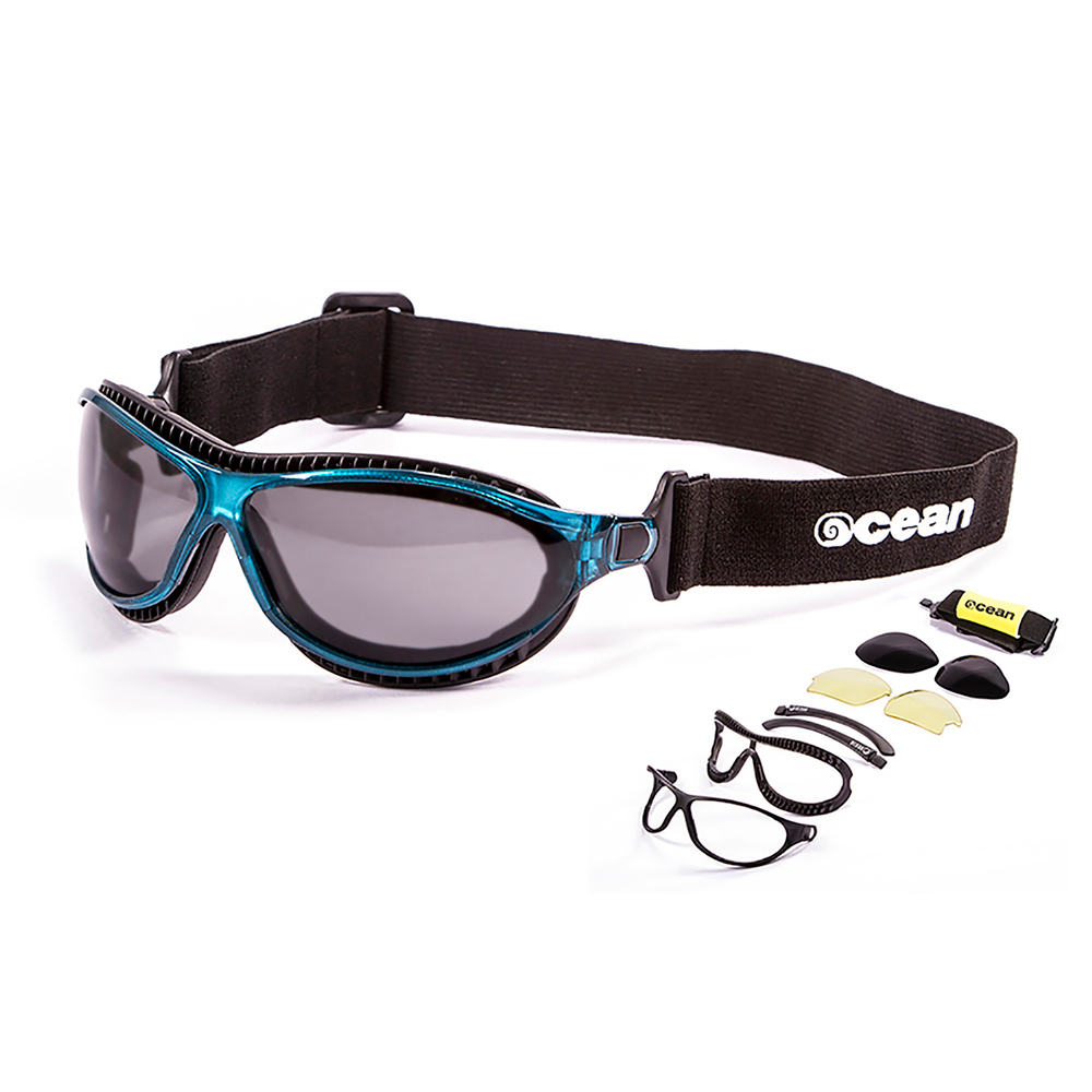 Спортивные очки OCEAN Tierra de fuego Transparent Blue / Grey Polarized lenses
