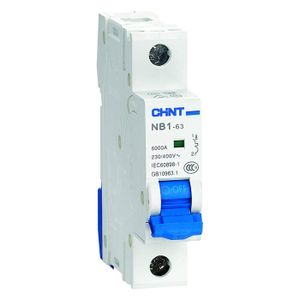 Выключатель автоматический  179614  NB1-63. 1P. 10A. C. 6kA  CHINT