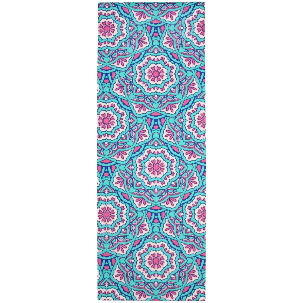 Коврик для йоги 6 мм 173х61 см «Свежесть ветра» PVC, микс принтов