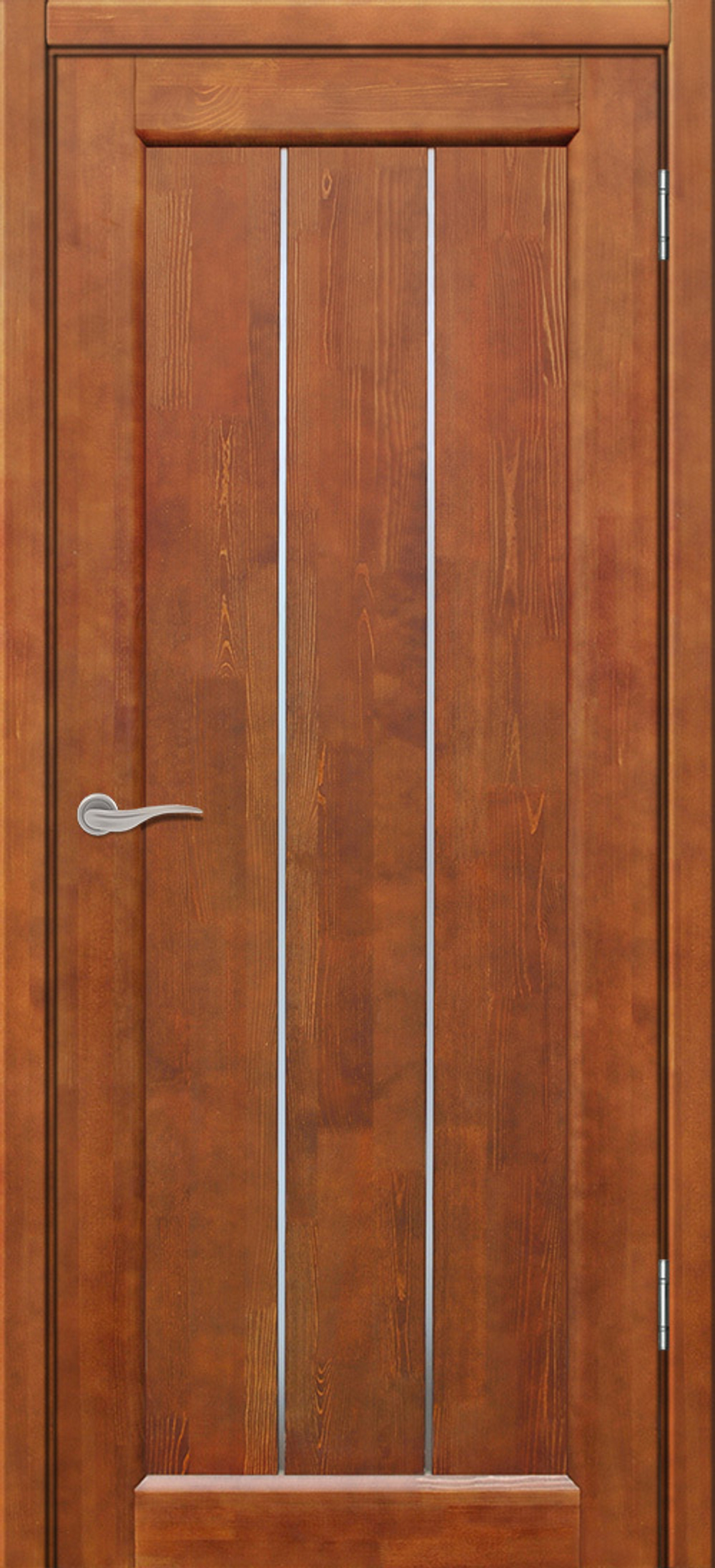 Дверь межкомнатная Соната орех  золотистый/массив