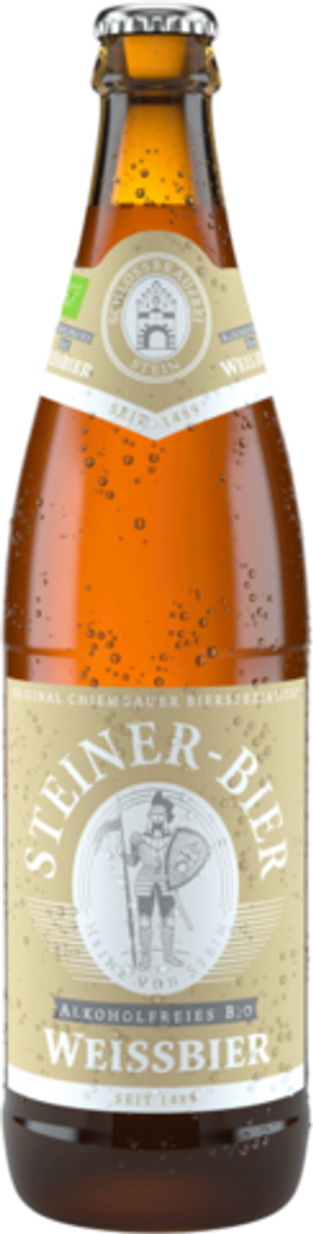 Пиво Штайнер Безалкогольное Био Вайссбир / Steiner Alkoholfreies Bio Weissbier 0.5 - стекло