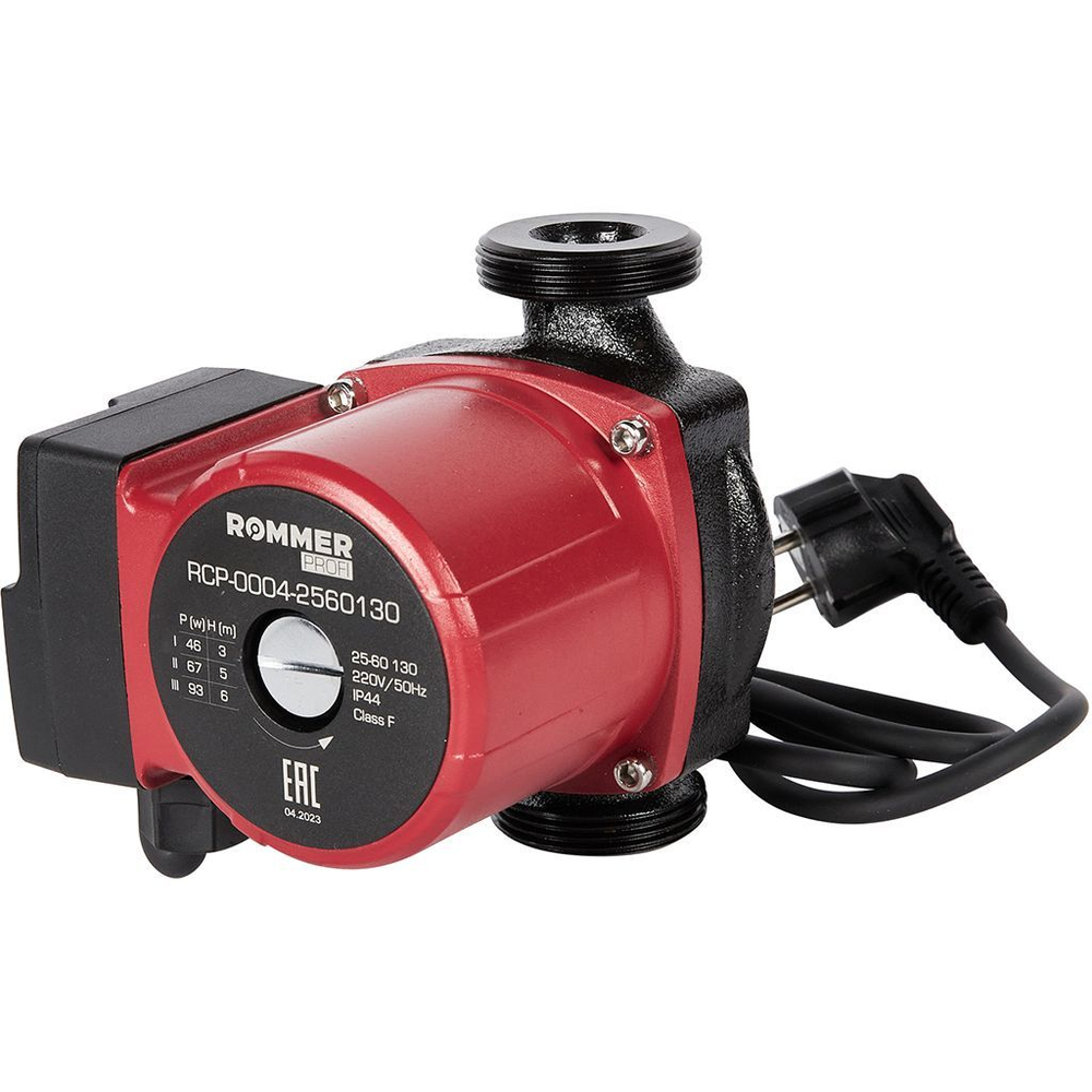 Насос циркуляционный ROMMER Profi 25-60-130 с гайками