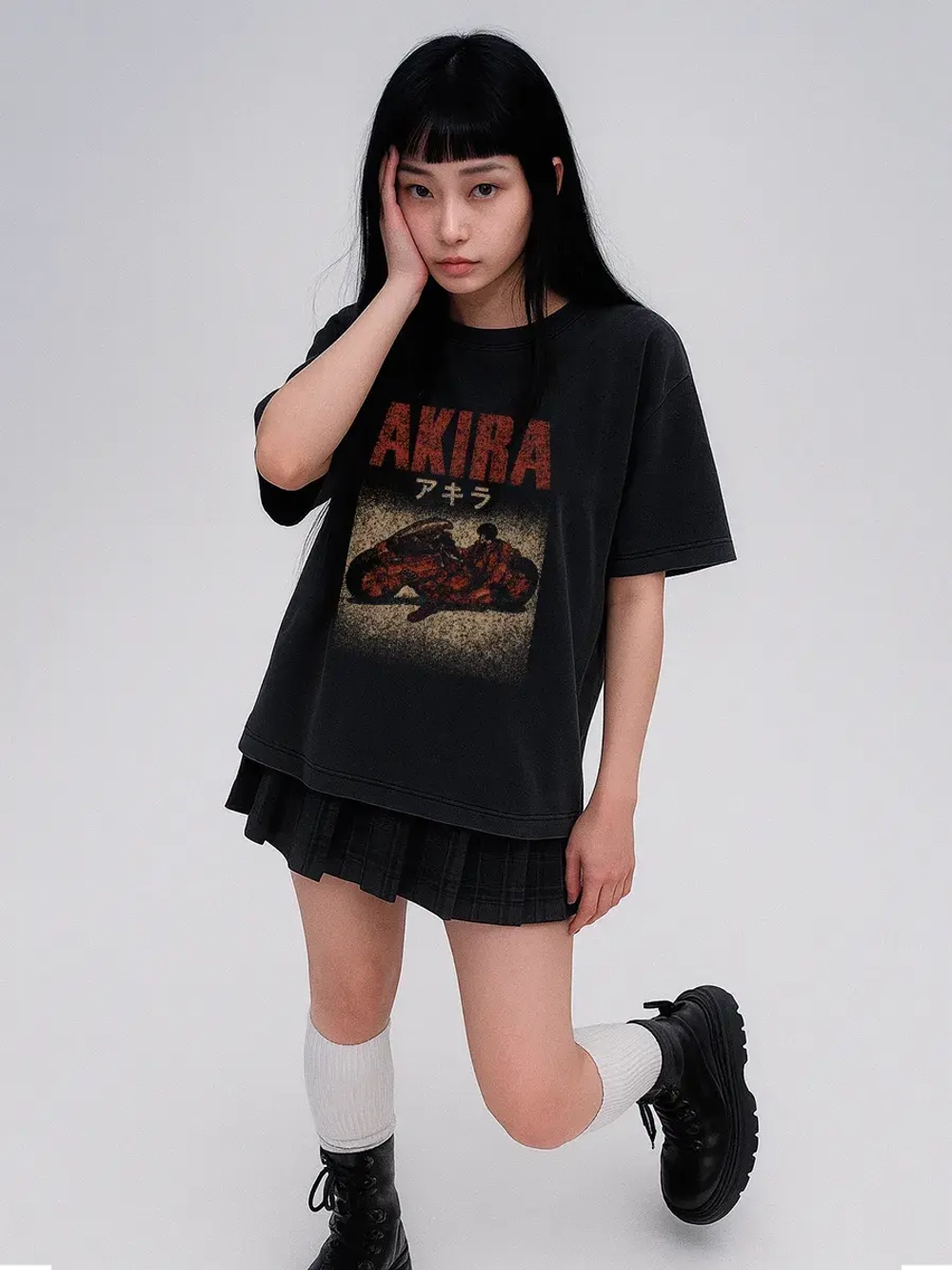 Футболка оверсайз y2k аниме акира