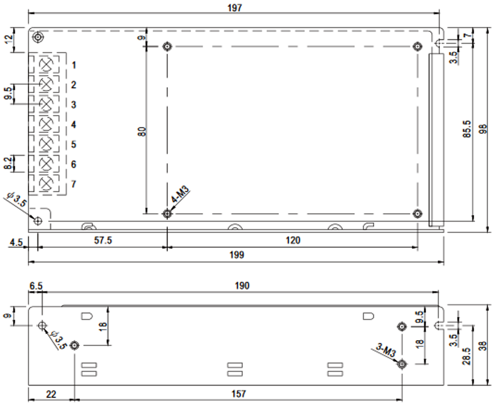 Преобразователь AC-DC сетевой Mean Well RD-125B
