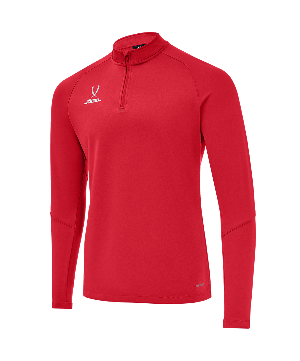 Джемпер тренировочный JÖGEL PREMIER PerFormDRY Training 1/4 Zip Fleece Top, красный