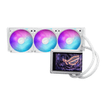 Водяное охлаждение CPU Asus ROG RYUO IV 360 ARGB WHT, 3x120mm, AMOLED-display, White