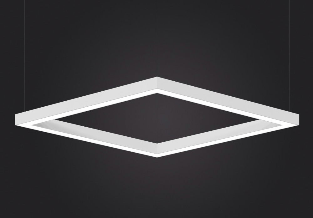 Светильник LED подвесной Ромбовидный LP85-ROMBI-900 90Вт 4000К белый 1536х885х80мм DIOLUM