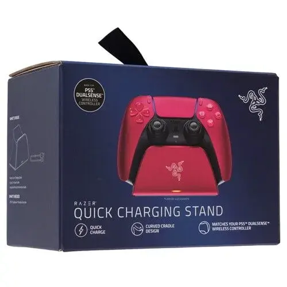 Зарядная станция Razer Quick Charging Stand (красный) для Playstation 5